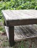 The Weathered Farmhouse Reclaimed Wood Coffee Table 5 small