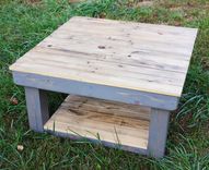 The Vintage Farmhouse Reclaimed Wood Coffee Table 3 small