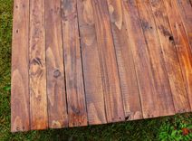 The Modern Farmhouse Reclaimed Wood Coffee Table 3 small