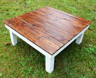The Modern Farmhouse Reclaimed Wood Coffee Table 2 small