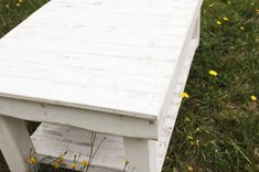 The Shabby Chic Farmhouse Reclaimed Wood Coffee Table 4 small