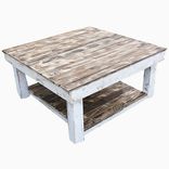 Shabby Farmhouse Reclaimed Wood Coffee Table 1 small