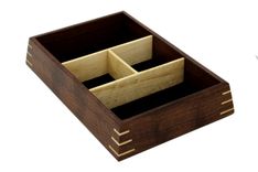 Valet Box | Solid Black Walnut And Birdseye Maple 1 small