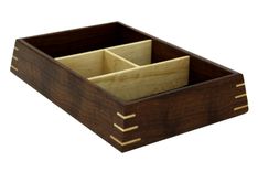 Valet Box | Solid Black Walnut And Birdseye Maple 5 small