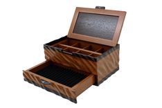 Sculpted Men's Watch & Pen Box 4 small