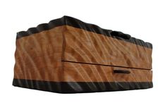 Sculpted Men's Watch & Valet Box With Sliding Drawer 1 small