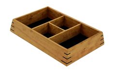 Valet Box | Solid Cherry With Wenge Splines 4 small