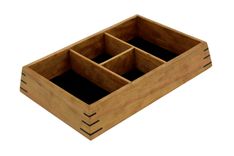 Valet Box | Solid Cherry With Wenge Splines 5 small