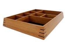 Valet & Watch Box | Solid Goncalo Alves With Wenge Splines 2 small