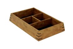 Valet Box | Solid Cherry With Wenge Splines 2 small