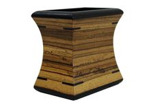 Pen / Pencil Box (Solid Zebrawood & Wenge) 5 small