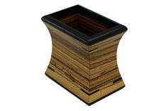 Pen / Pencil Box (Solid Zebrawood & Wenge) 2 small