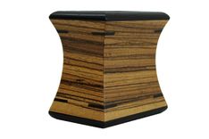 Pen / Pencil Box (Solid Zebrawood & Wenge) 3 small