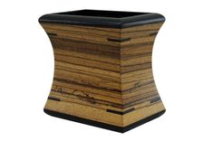 Pen / Pencil Box (Solid Zebrawood & Wenge) 1 small