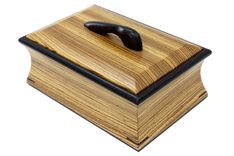 Cove Box | Solid Zebrawood And Wenge 3 small