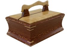 Cove Box | Solid Lace Wood & Birdseye Maple 2 small