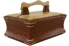 Cove Box | Solid Lace Wood & Birdseye Maple 4 small