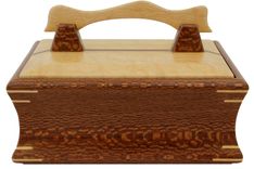 Cove Box | Solid Lace Wood & Birdseye Maple 5 small