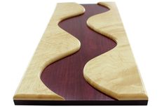 Flowing River | Solid Purple Heart And Birdseye Maple 1 small