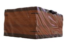 Sculpted Men's Valet & Watch Box | Solid Lacewood And Wenge 2 small