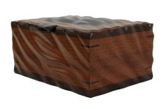 Sculpted Men's Valet & Watch Box | Solid Lacewood And Wenge 6 small
