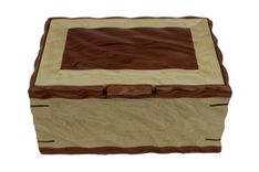 Sculpted Men's Valet & Watch Box | Solid Birdseye Maple And Bubinga 4 small