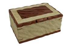 Sculpted Men's Valet & Watch Box | Solid Birdseye Maple And Bubinga 2 small
