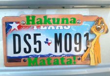 Custom Car License Plate Frame 1 small