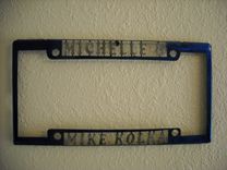 Custom License Plate Holder 5 small