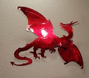 European Dragon Metal Wall Art 3 small