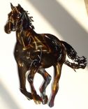 Running Horse Metal Wall Art Sculpture 1 small