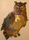Owl Metal Wall Switch Plate Cover 4 small