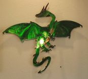 European Dragon Metal Wall Art 1 small