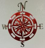 36 Inch Metal Compass Rose Wall Art 3 small