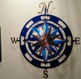36 Inch Metal Compass Rose Wall Art 1 small