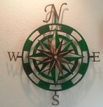 36 Inch Metal Compass Rose Wall Art 2 small