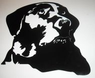 Dog Silhouette Wall Art 3 small