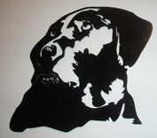 Dog Silhouette Wall Art 4 small