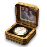 Zebra Wood Engagement Ring Box, With Free Engraving And Shipping.  Rb-48 3 small