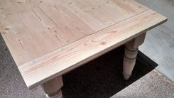 Turned Leg Farmhouse Table 1 small