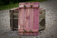 Weathered Cedar Box 4 small