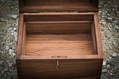 Walnut Handgun Lock Box 3 small