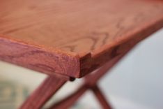 Tv Trays- Solid Red Oak 4 small