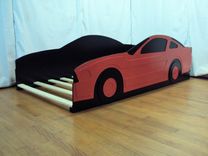 Car Twin Kids Bed Frame - Handcrafted - Car Themed Children's Bedroom Furniture 4 small