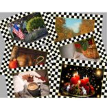 Black And White Checks Wall Decor 2025 Calendar Whimsical Checks Home Decor 3 small