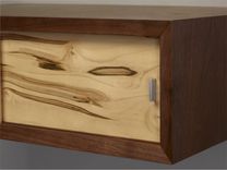 Walnut And Ambrosia Maple Floating Nightstand 2 small