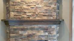 Custom Curly Soft Maple Mantel 2 small