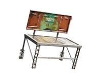 Military Jeep Willy Truck 1950s Tailgate Bench Camo Paint - Car Part Furniture 3 small