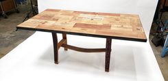 Wine Crate Dining Table - Tafla - Made From Reclaimed Wine Barrels & Wine Crates 3 small
