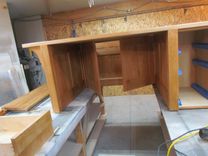 Solid Cherry Desk With Remote Controlled Monitor Lift 5 small
